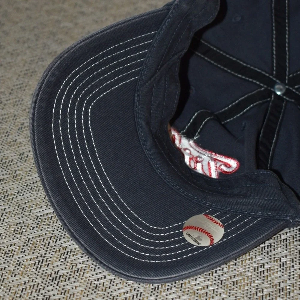 Titleist Baseball Hat Mens OSFA Navy Excellent Boston Red Sox TH9MLB-BSOX